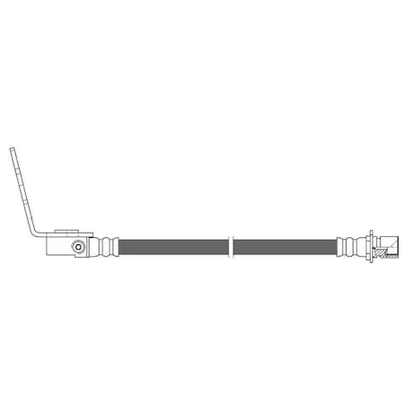 Centric Parts Brake Hose, 150.66417 150.66417